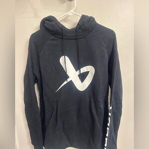 Bauer core Black hoodie with White Logo men's medium